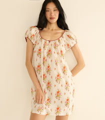 JULIA DRESS -- ROSE PETIT BOUQUET DE CHAMONIX