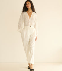 JULIENNE TOP -- SALT MARSEILLE EMBROIDERY