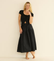 LARA TEE -- BLACK