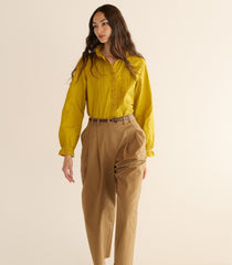 LEANDRA TOP -- OAKMOSS