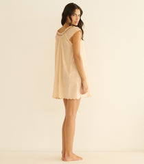 LELIA NIGHTGOWN -- PEACH SORBET