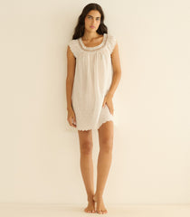 LELIA NIGHTGOWN -- SALT