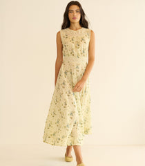 LILIANE DRESS -- SUNSHINE PRAIRIE ROSE