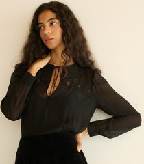 LIORA TOP -- BLACK