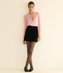 LIORA TOP -- PINK HYDRANGEA