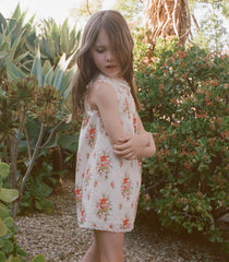 LITTLE DANSES DRESS -- ROSE PETIT BOUQUET DE CHAMONIX
