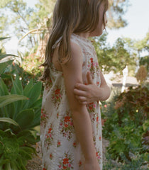 LITTLE DANSES DRESS -- ROSE PETIT BOUQUET DE CHAMONIX