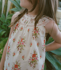 LITTLE DANSES DRESS -- ROSE PETIT BOUQUET DE CHAMONIX
