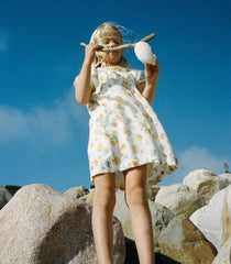 LITTLE JULIA DRESS -- DAHLIA FLORAL