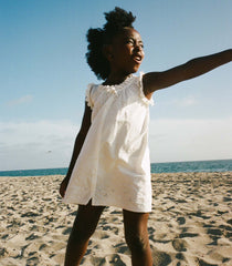 LITTLE NESSIE DRESS -- SALT