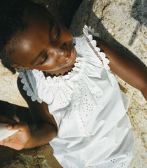 LITTLE NESSIE DRESS -- SALT