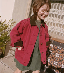 LITTLE PASCUAL JACKET -- WASHED CRIMSON