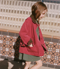 LITTLE PASCUAL JACKET -- WASHED CRIMSON