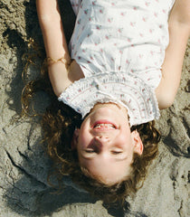 LITTLE VERITY DRESS -- PETIT POSY CALICO