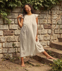 LOVISA NIGHTGOWN -- SALT