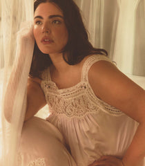 LUCIANE DRESS -- POWDER ROSE