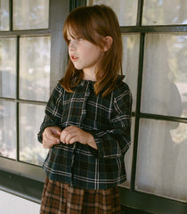 LYDIE TOP -- AMBLE PLAID