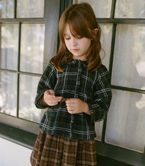 LYDIE TOP -- AMBLE PLAID