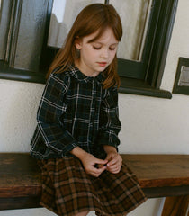 LYDIE TOP -- AMBLE PLAID