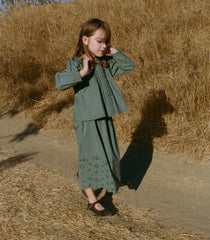 MACI SKIRT -- SOFT SPRUCE