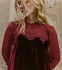MADELYNNE DRESS -- VINO ROSSO