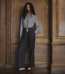 PULL MAILLE CACHEMIRE MAIRE -- GRIS NUAGE