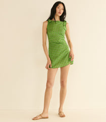 MALTINA DRESS -- VERT CADIZ FOULARD