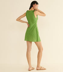 MALTINA DRESS -- VERT CADIZ FOULARD