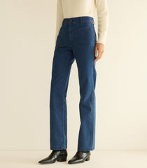 MARITIME MID RISE JEAN -- SIRENES WASH