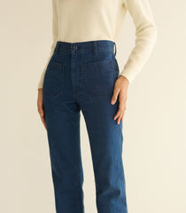 MARITIME MID RISE JEAN -- SIRENES WASH