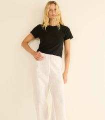 LAVON LINEN PANT -- SALT