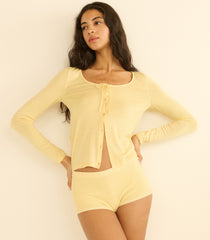 NAIDA CARDIGAN -- CITRONE