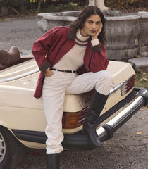 PASCUAL JACKET -- WASHED CRIMSON