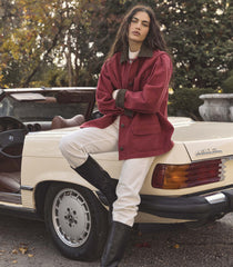 PASCUAL JACKET -- WASHED CRIMSON