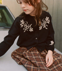 PETIT TRESOR CARDIGAN -- BLACK