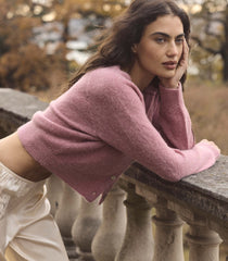 PETRA CARDIGAN -- ROSEBUD