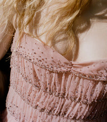 PIERRETTE DRESS -- PALE ROSE