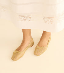 PILLAR MARY JANE -- GOLD LACE