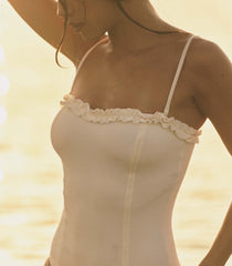 POPPY MAILLOT -- POWDER
