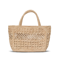 PRANZO MINI TOTE -- NATURAL RAFFIA