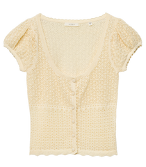 PRISCILLA CARDIGAN -- VANILLA