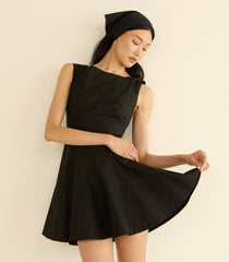 RIVIETTE DRESS -- BLACK