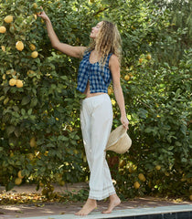 THEO TOP -- DORSET PLAID