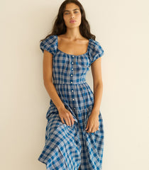VALENNE DRESS -- DORSET PLAID