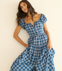 VALENNE DRESS -- DORSET PLAID