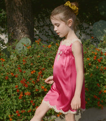VIVETTE DRESS -- MAGENTA