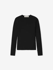 Womens Waffle Knit Long Sleeve Top