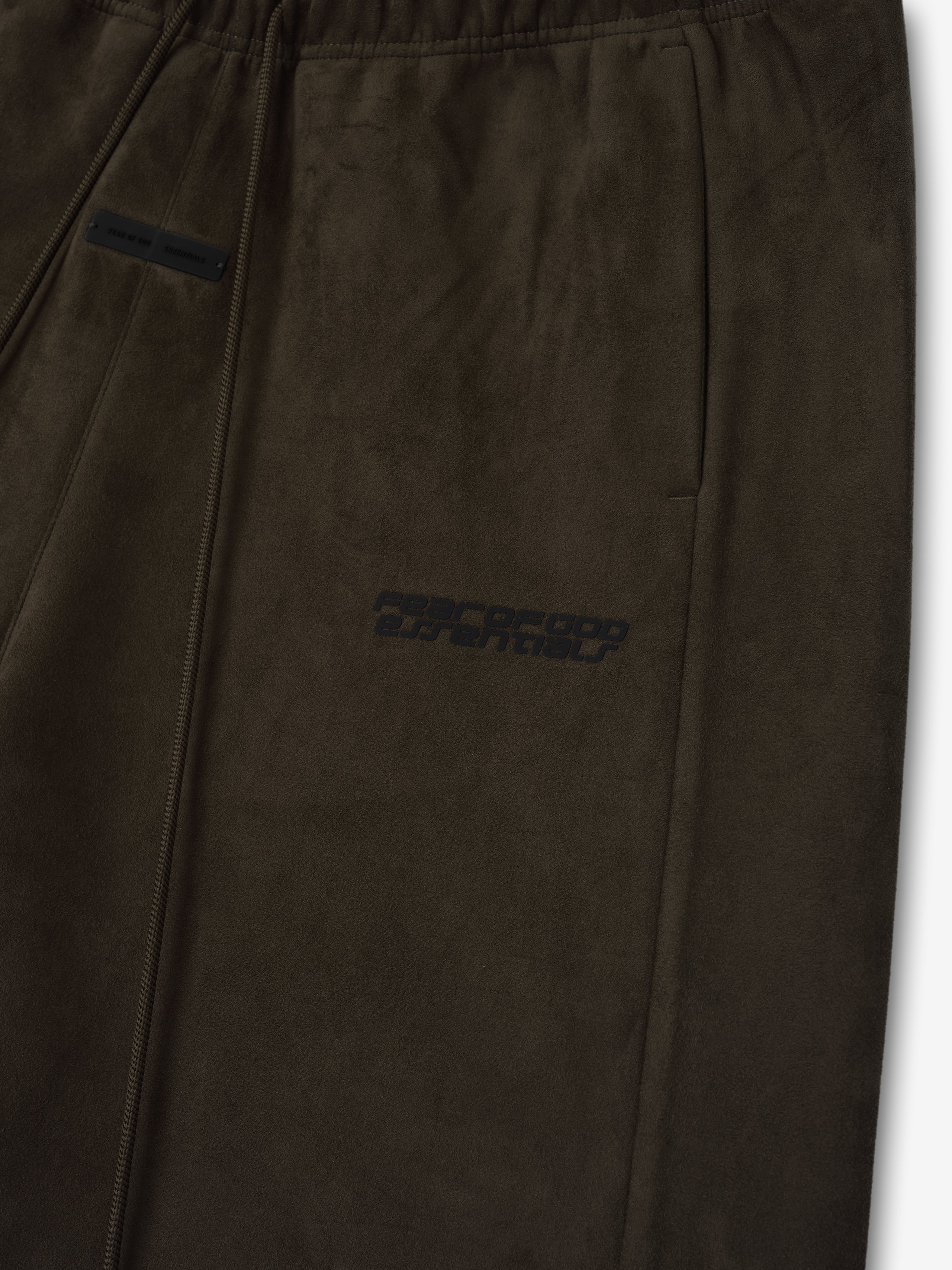 Suede Fleece Relaxed Short