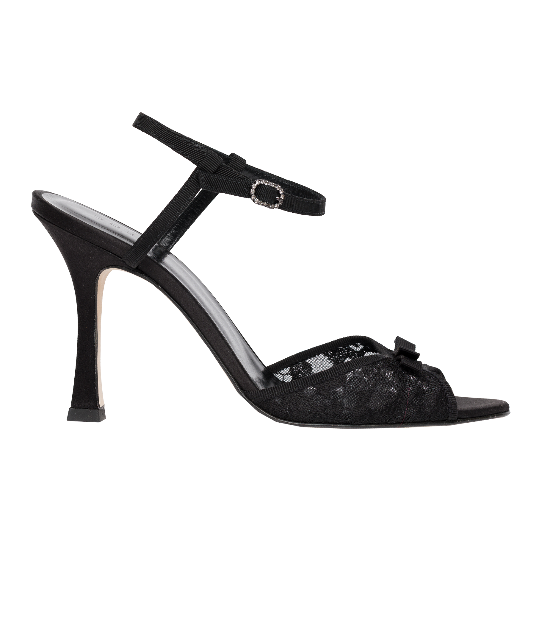 ARIANNA HIGH HEEL -- BLACK LACE