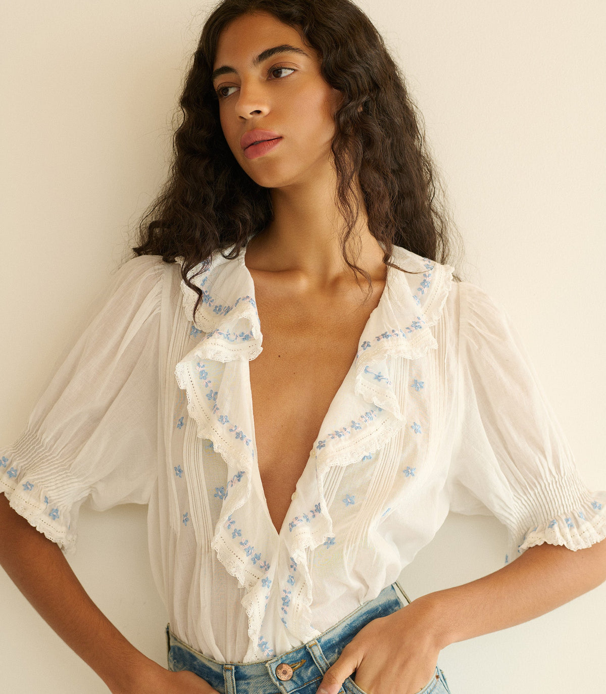 HETTIE TOP -- SALT